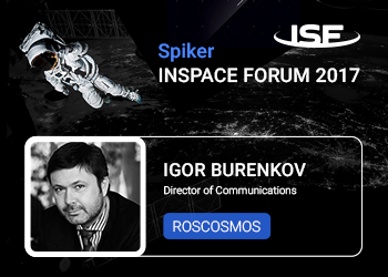 Igor Burenkov, Roskosmos official representative, will participate in INSPACE FORUM 2017