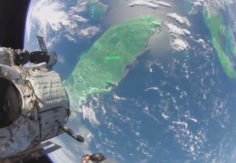 Канал RT презентовал первую панорамную видеозапись из космоса