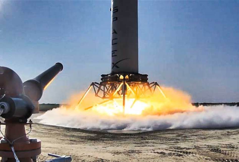 Неудачная посадка ракеты-носителя  SpaceX