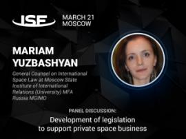 Mariam Yuzbashyan to speak about the legal aspects of the space business at InSpace Forum 2018