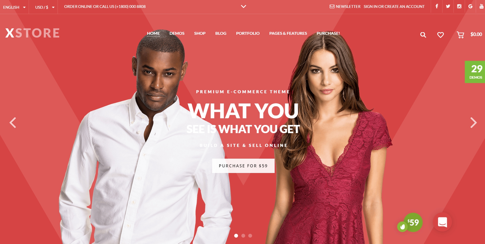 5 wonderful themes for the Internet stores 