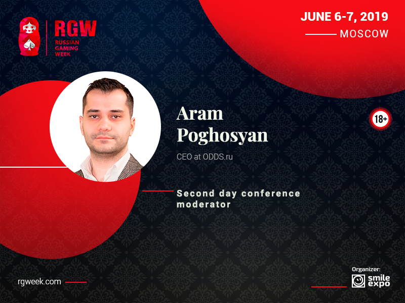 Aram Poghosyan from ODDS.ru to Be Moderator of Russian Gaming Week’s Second Day