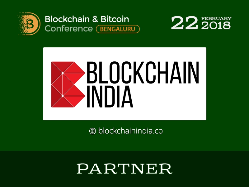Blockchain India fintech community becomes a partner of Blockchain & Bitcoin Conference Bengaluru