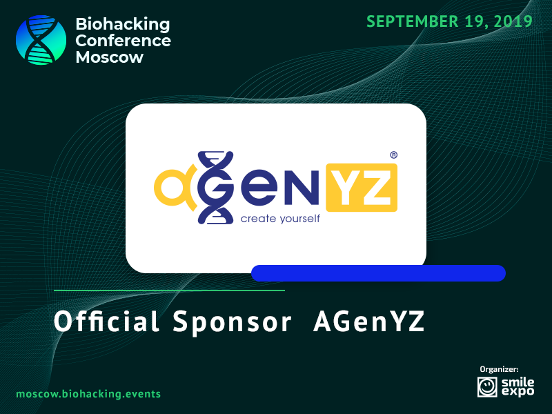 Developer of Food Supplements AGenYZ – Official Sponsor of Biohacking Conference Moscow