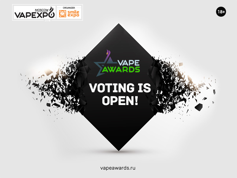 Give your vote for the best vape manufacturers at VAPE Awards