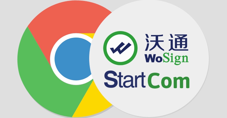 Google blocks all StartCom and WoSign certificates 