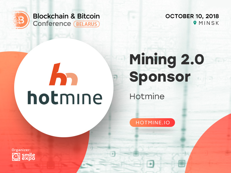 Hotmine to sponsor Blockchain & Bitcoin Conference Belarus