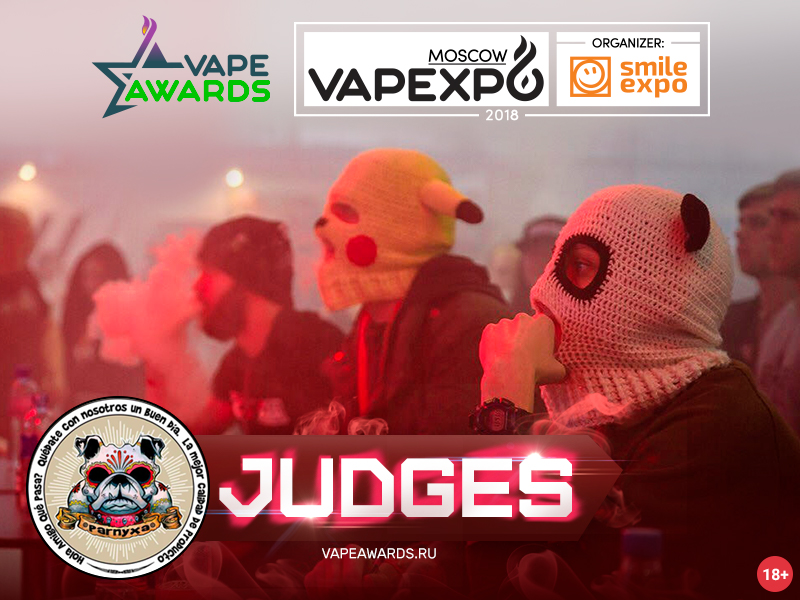 Judges of VAPE Awards – participants of Instagram project Par_nyxa