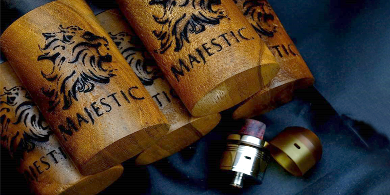 Majestic RDA by The Guild of Modders is a premium RDA in a wooden tube