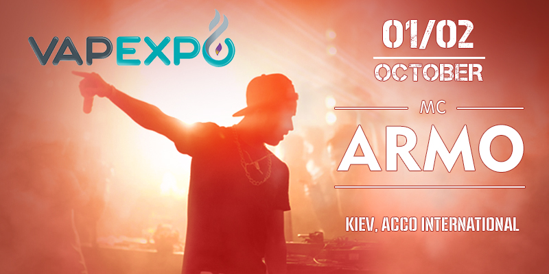 MC Armo will become the voice of VAPEXPO