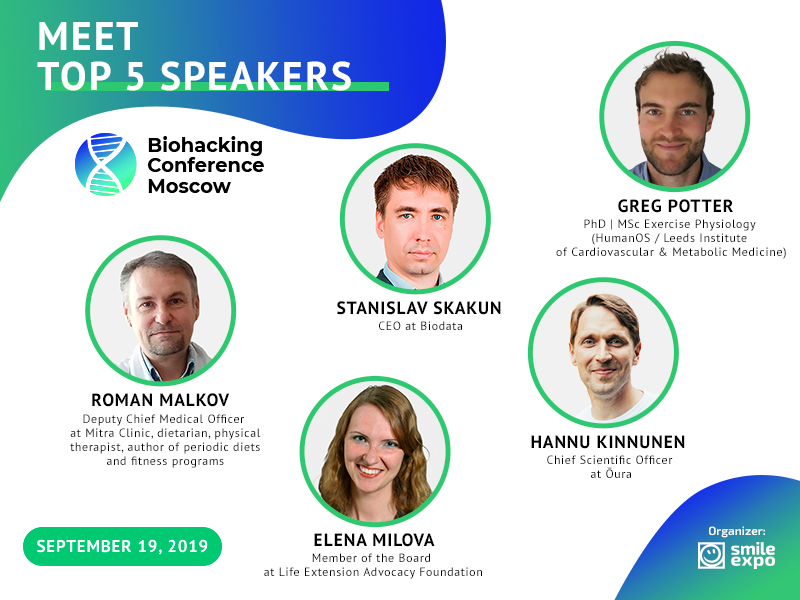 Meet Top 5 Speakers at Biohacking Conference Moscow