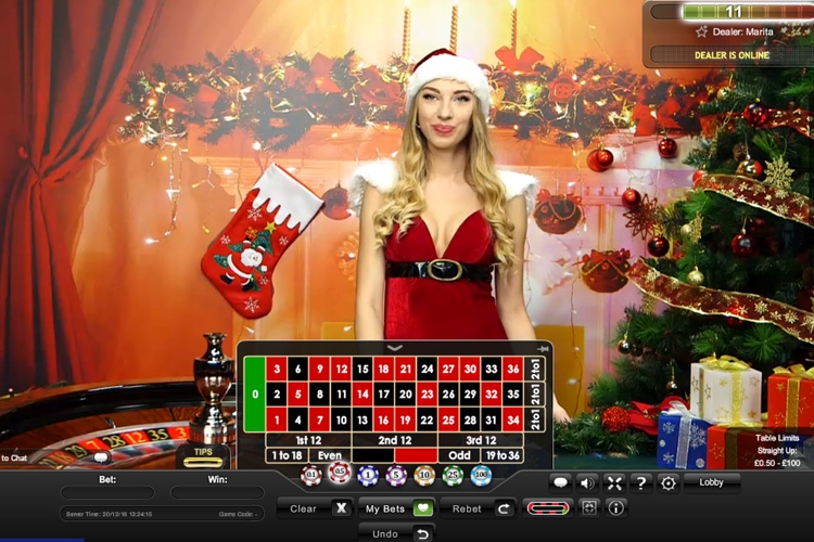 Playtech operator introduced another Christmas live casino