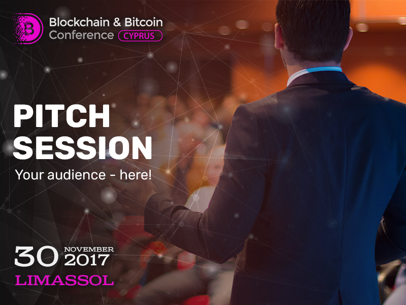 Pitch session at Blockchain & Bitcoin Conference Cyprus 