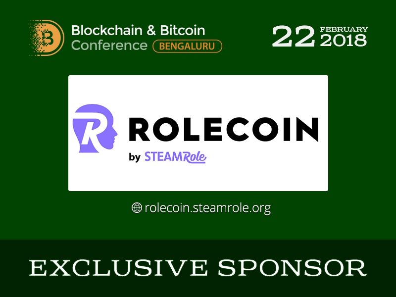 RoleCoin – Exclusive Sponsor of Blockchain & Bitcoin Conference Bengaluru
