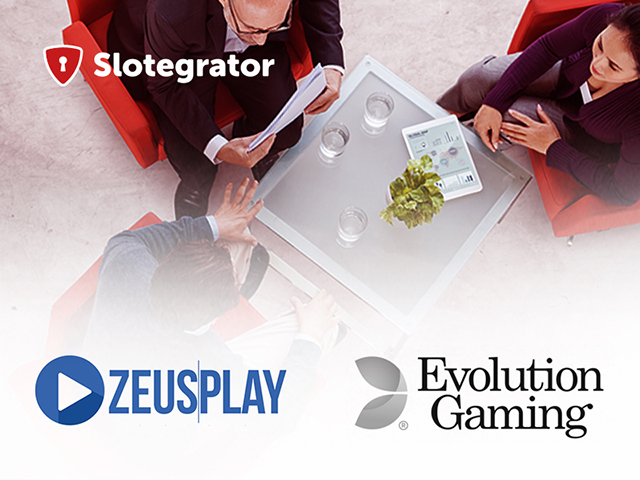 Slotegrator расширяет линейку партнеров вместе с Evolution Gaming и ZeusPlay