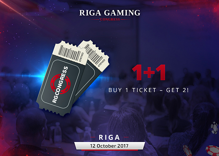 Special offer for tickets to Riga Gaming Congress: two-for-one!