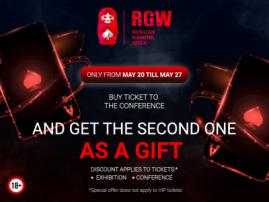 1+1: Second Ticket to Russian Gaming Week as a Gift