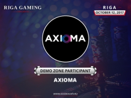 AXIOMA digital company is Riga Gaming Congress 2017 demo zone participant