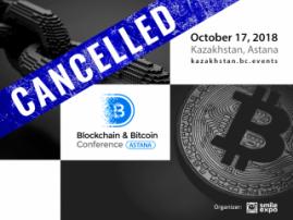Blockchain & Bitcoin Conference Astana canceled: Kazakhstan market is unready for large-scale blockchain events