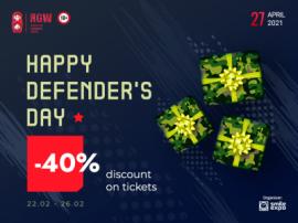 Celebrating Defender’s Day, Russian Gaming Week 2021 is Launching a Promotion: Conference Tickets are 40% Cheaper!