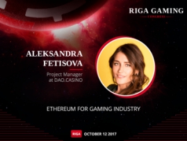 DAO.Casino Project Manager to speak at Riga Gaming Congress