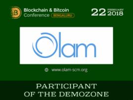 Digital logistics: Olam – Blockchain & Bitcoin Conference Bengaluru exhibition area participant
