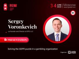 GDPR in the Gambling Industry: Presentation by Director at DPO LLC Sergey Voronkevich