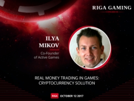 RGCongress, Ilya Mikov: cryptocurrency solution for legalizing real money in games