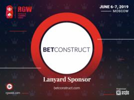 Lanyard Sponsor of RGW 2019: BetConstruct Software Provider
