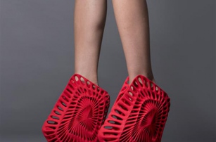 United Nude exhibits 3D printed shoes by Zaha Hadid and Ben van Berkel in Milan