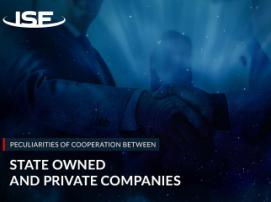 Peculiarities of cooperation between state owned and private companies in space industry