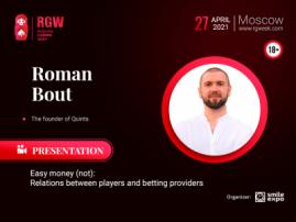 Roman Bout, Founder of Quints, Will Talk About Building Relationships Between Bookmakers and Players at Russian Gaming Week 2021