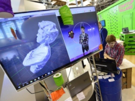 Стартап из Сколково представил скоростной 3D-сканер на выставке в США