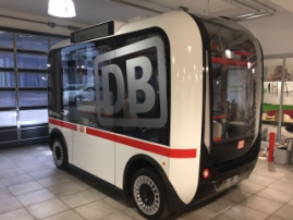 В Берлине начали курсировать первые 3D-печатные беспилотные автобусы Olli
