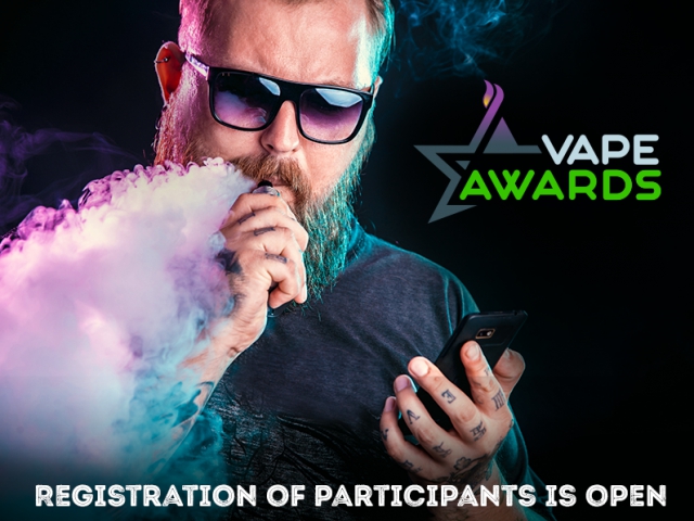 Companies, get ready! Registration for VAPE Awards at VAPEXPO Moscow is available!   