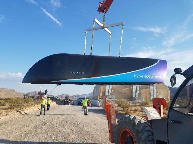 Hyperloop One tests its vacuum transportation system
