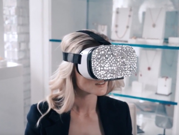Swarovski company created their own VR shop