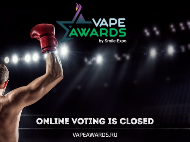 Online voting Vape Awards at VAPEXPO Moscow 2017 is over
