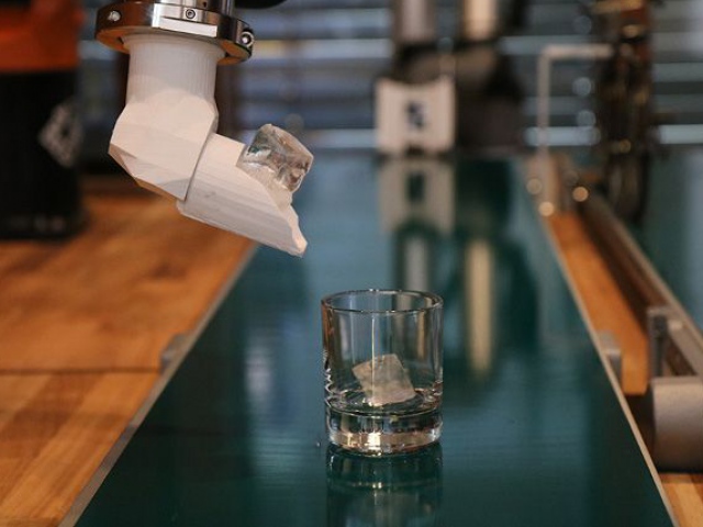 Robotics and pubs: a robot system for working behind the counter