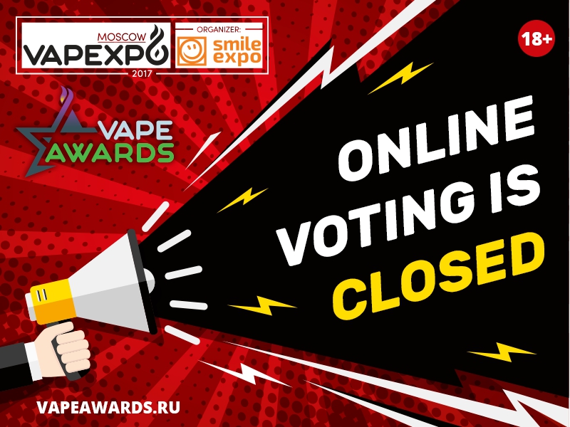 VAPEXPO Moscow: Vape Awards online voting is over!