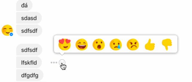 В Facebook Messenger тестируют новую функцию «Реакции»